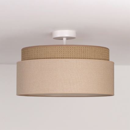 Brilagi - Uz virsmas montējamā griestu lampa PADOVA 1xE27/60W/230V Ø 40 cm, bēša