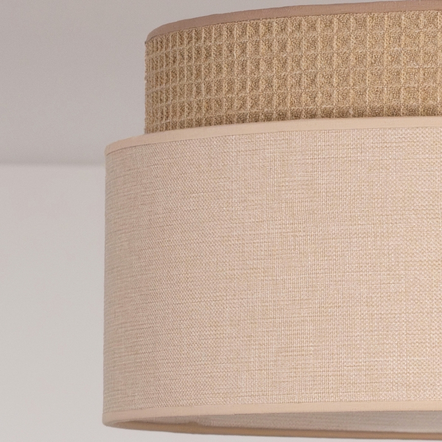 Brilagi - Uz virsmas montējamā griestu lampa PADOVA 1xE27/60W/230V Ø 40 cm, bēša