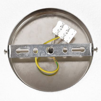 Brilagi - Uz virsmas montēta griestu lampa ECLIPSE 5xE14/10W/230V Ø 38 cm sudraba