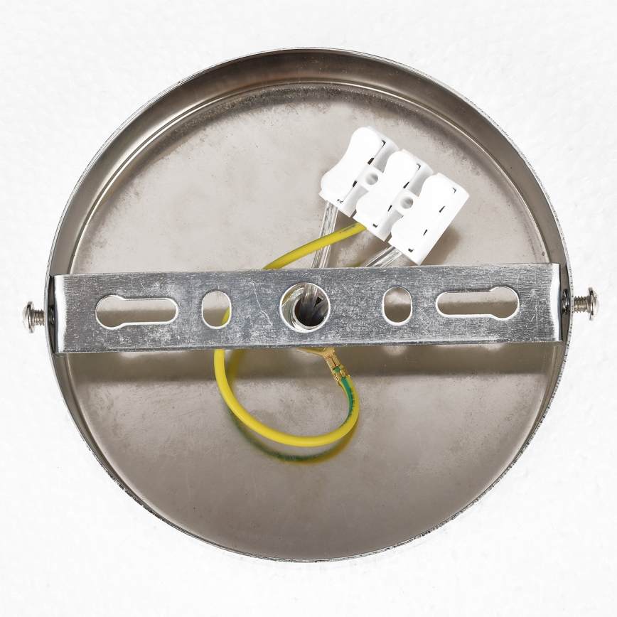 Brilagi - Uz virsmas montēta griestu lampa ECLIPSE 5xE14/10W/230V Ø 38 cm sudraba