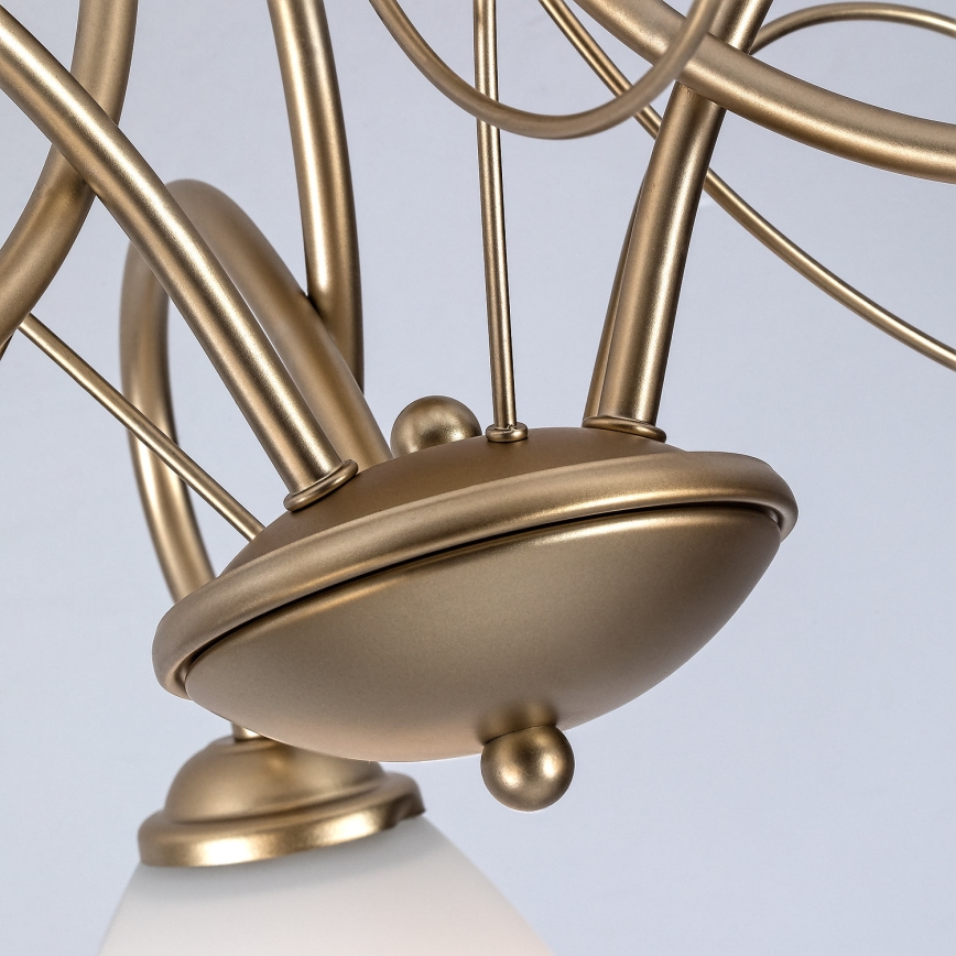 Brilagi - Uz virsmas piestiprināma griestu lampa FRED 3xE27/60W/230V Ø59 cm zelta