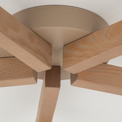 Brilagi - Uzstādāma griestu lampa LATTE SABIA 5xE27/15W/230V priede/balta