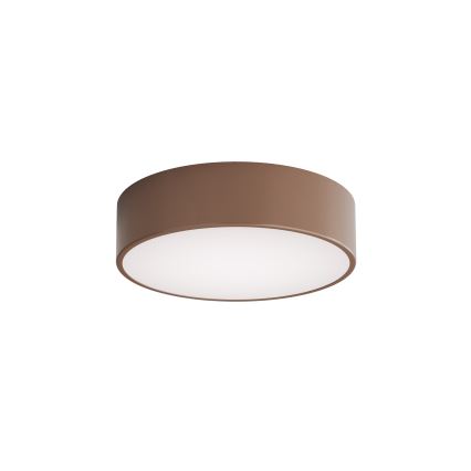 BRILAGI - Vannas istabas griestu gaismeklis ar kustības un krēslas sensoru CLARE 2xE27/24W/230V Ø 30 cm brūns IP54
