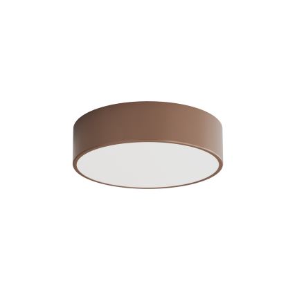BRILAGI - Vannas istabas griestu gaismeklis ar kustības un krēslas sensoru CLARE 2xE27/24W/230V Ø 30 cm brūns IP54