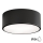 Brilagi - Vannas istabas griestu lampa CLARE 1xE27/24W/230V d. 20 cm IP54 melna