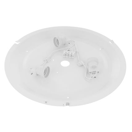 Brilagi - Vannas istabas griestu lampa CLARE 3xE27/24W/230V d. 40 cm IP54 pelēka