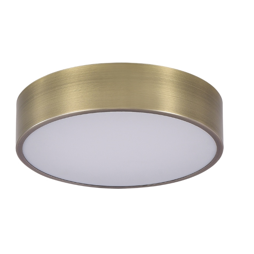 Brilagi - LED vannas istabas griestu gaismeklis POOL LED/24W/230V 3000/4000/5500K pr. 30 cm IP54 misiņš