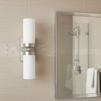 Brilagi - Vannas istabas sienas gaismeklis RAY 2xE14/40W/230V IP44