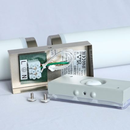Brilagi - Vannas istabas sienas gaismeklis RAY 2xE14/40W/230V IP44