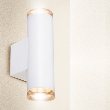 Brilagi - Vannas istabas sienas virziena gaismeklis SELE AQUA 2xGU10/30W/230V IP44 balts