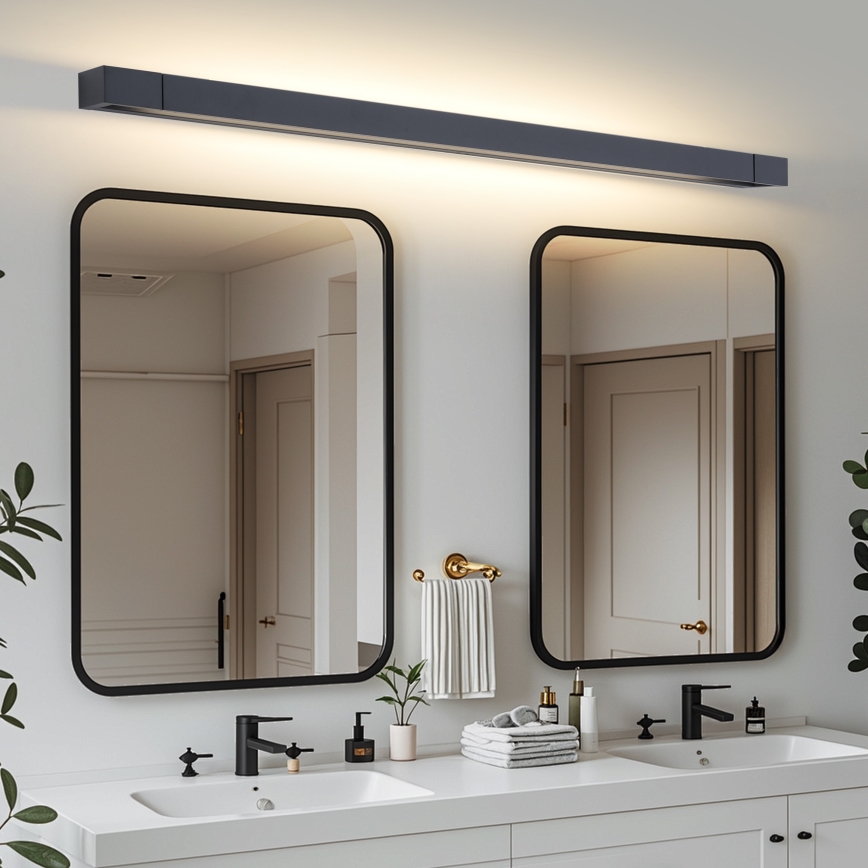 Brilagi - Vannas istabas spoguļa apgaismojums AQUA LINE LED/36W/230V 120 cm IP44 melns