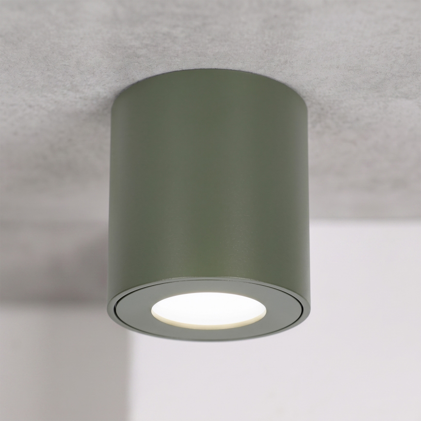 BRILAGI - Vannas istabas spot gaismeklis MIA 1xGU10/30W/230V 60x82 mm 84x80 mm tumši zaļš IP54