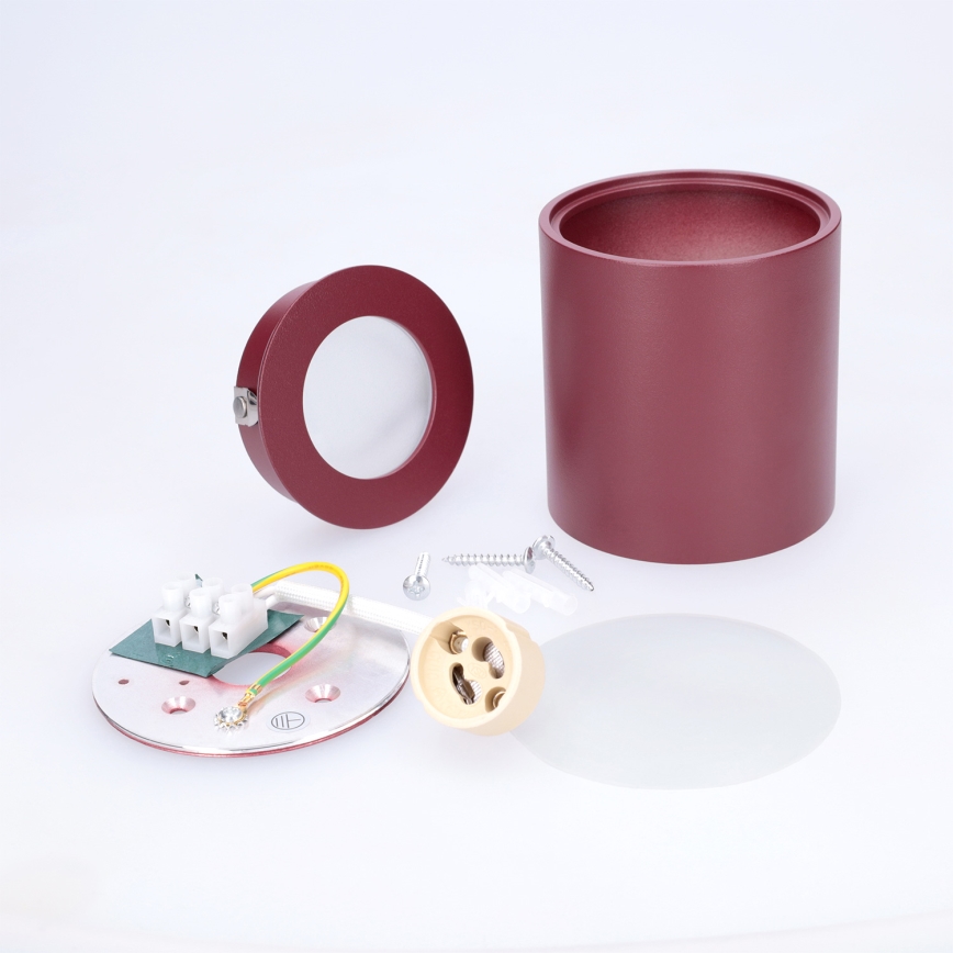 BRILAGI - Vannas istabas spot gaismeklis MIA 1xGU10/30W/230V 84x80 mm bordo IP54
