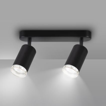 Brilagi - Vannas istabas starmetis SELE 2xGU10/30W/230V IP44 melna