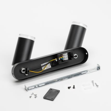 Brilagi - Vannas istabas starmetis SELE 2xGU10/30W/230V IP44 melna