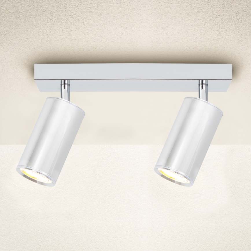 Brilagi - Vannas istabas starmetis SELE 2xGU10/30W/230V IP44 spīdīgi hromēts