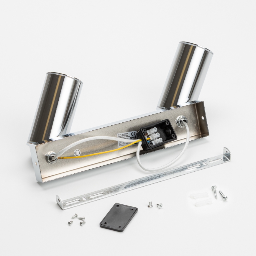 Brilagi - Vannas istabas starmetis SELE 2xGU10/30W/230V IP44 spīdīgi hromēts