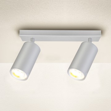 Brilagi - Vannas istabas starmetis SELE 2xGU10/30W/230V IP44 sudraba