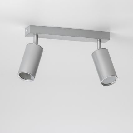 Brilagi - Vannas istabas starmetis SELE 2xGU10/30W/230V IP44 sudraba