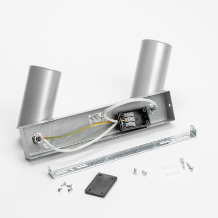 Brilagi - Vannas istabas starmetis SELE 2xGU10/30W/230V IP44 sudraba