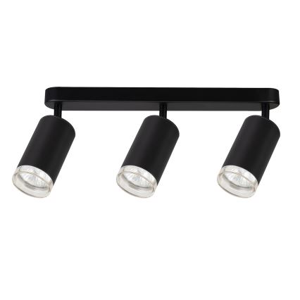 Brilagi - Vannas istabas starmetis SELE 3xGU10/30W/230V IP44 melna