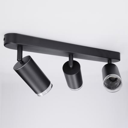 Brilagi - Vannas istabas starmetis SELE 3xGU10/30W/230V IP44 melna