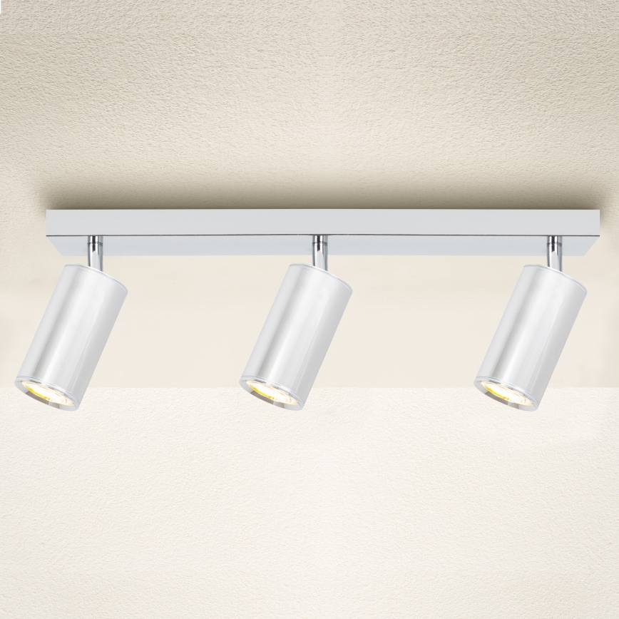 Brilagi - Vannas istabas starmetis SELE 3xGU10/30W/230V IP44 spīdīgi hromēts