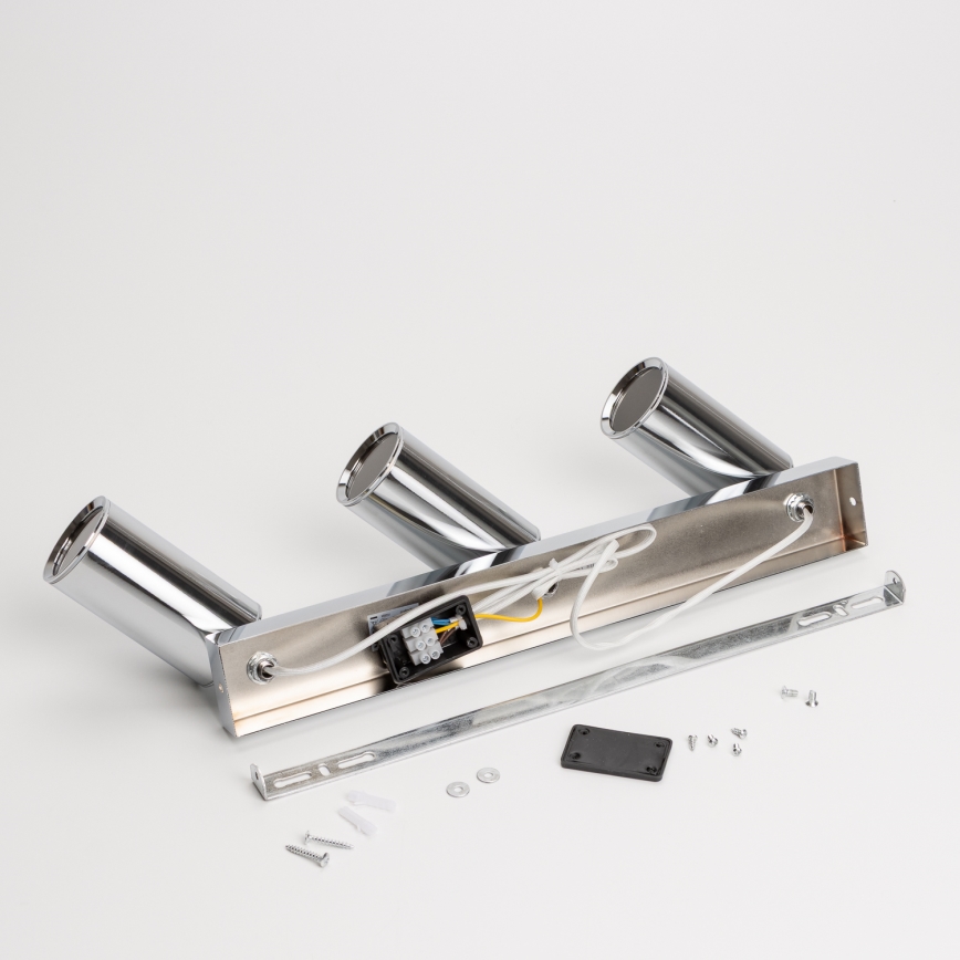 Brilagi - Vannas istabas starmetis SELE 3xGU10/30W/230V IP44 spīdīgi hromēts