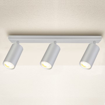 Brilagi - Vannas istabas starmetis SELE 3xGU10/30W/230V IP44 sudraba