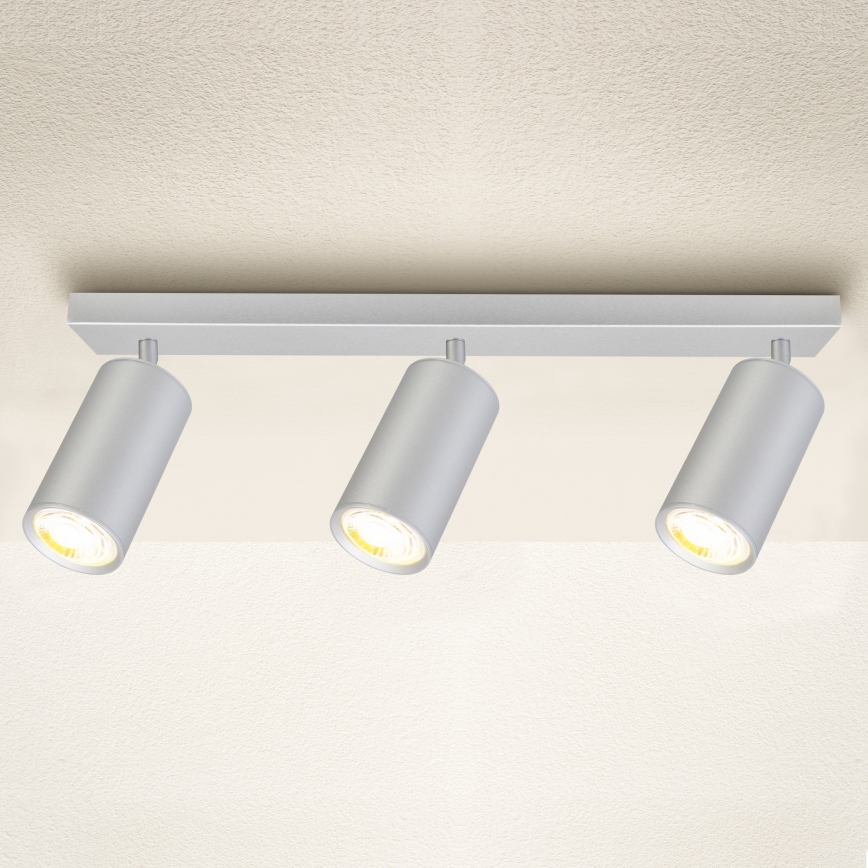 Brilagi - Vannas istabas starmetis SELE 3xGU10/30W/230V IP44 sudraba