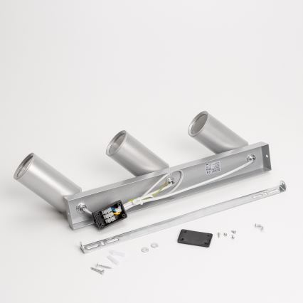 Brilagi - Vannas istabas starmetis SELE 3xGU10/30W/230V IP44 sudraba