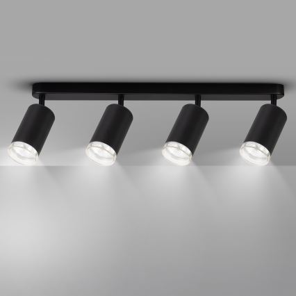 Brilagi - Vannas istabas starmetis SELE 4xGU10/30W/230V IP44 melna