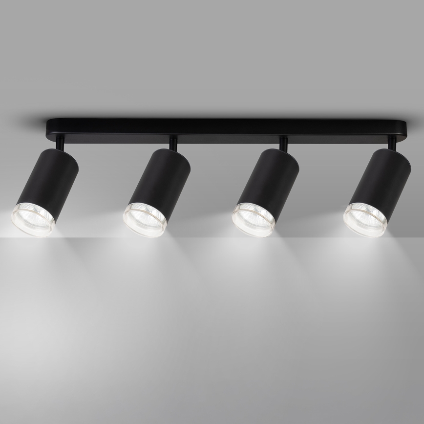 Brilagi - Vannas istabas starmetis SELE 4xGU10/30W/230V IP44 melna