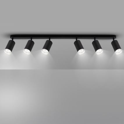 Brilagi - Vannas istabas starmetis SELE 6xGU10/30W/230V IP44 melna