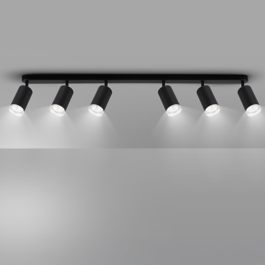 Brilagi - Vannas istabas starmetis SELE 6xGU10/30W/230V IP44 melna