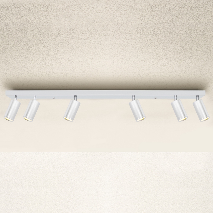 Brilagi - Vannas istabas starmetis SELE 6xGU10/30W/230V IP44 spīdīgi hromēts
