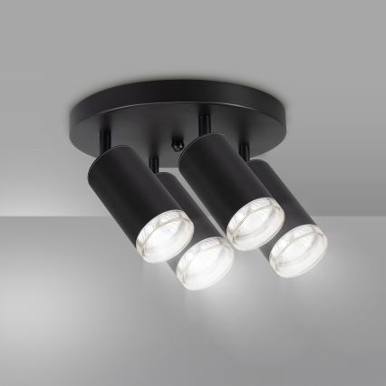 Brilagi - Vannas istabas starmetis SELE AQUA 4xGU10/30W/230V IP44 melna