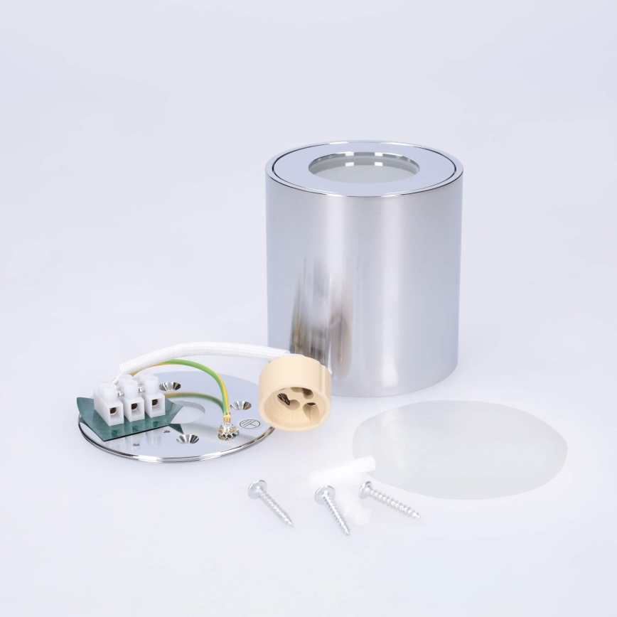 BRILAGI - Vannas istabas virziena gaismeklis MIA 1xGU10/30W/230V 84x80 mm spīdīgs hroms IP54
