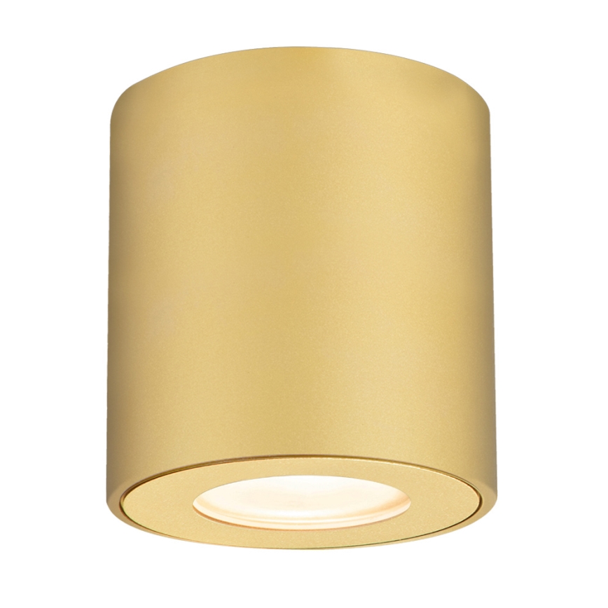 Brilagi - Vannas istabas virziena gaismeklis MIA 1xGU10/30W/230V 84x80 mm zelta IP54