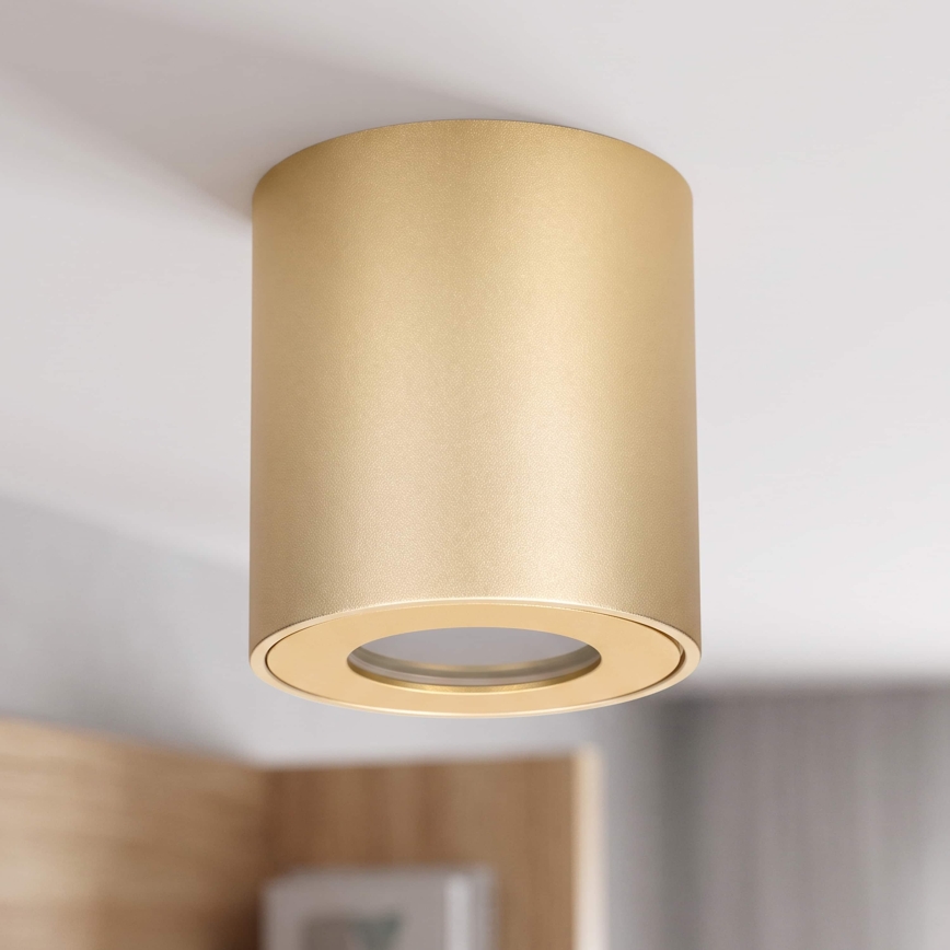 BRILAGI - Vannas istabas virziena gaismeklis MIA 1xGU10/30W/230V 84x80 mm zelta IP54