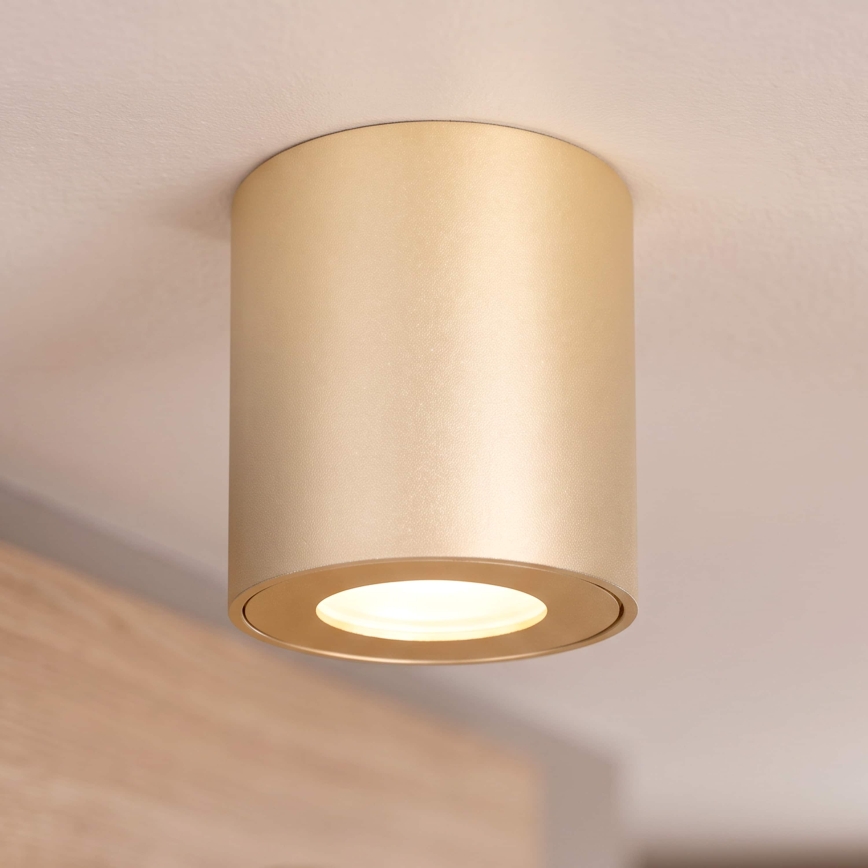 BRILAGI - Vannas istabas virziena gaismeklis MIA 1xGU10/30W/230V 84x80 mm zelta IP54