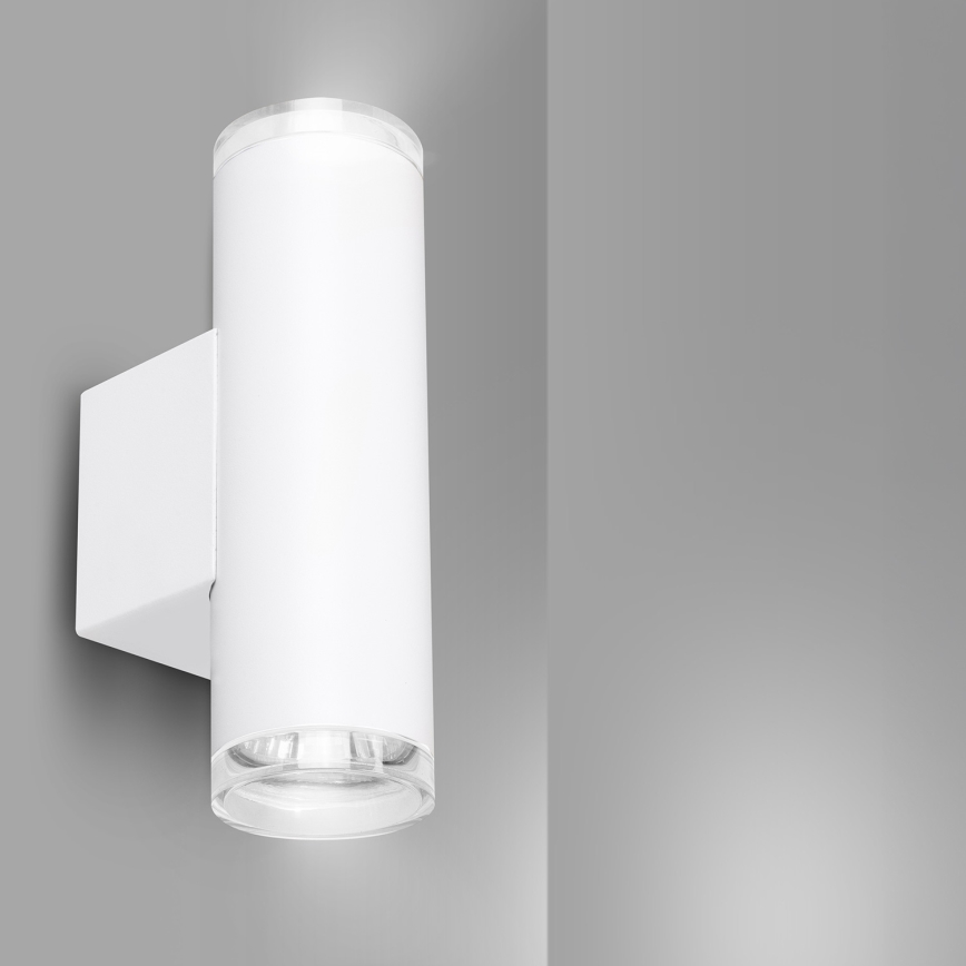 Brilagi - Vannas istabas sienas virziena gaismeklis SELE AQUA 2xGU10/30W/230V IP44 balts