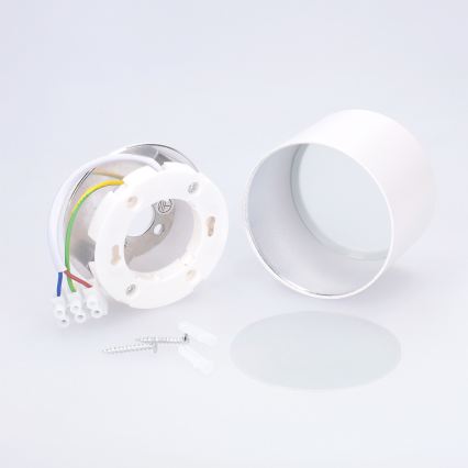 BRILAGI - Vannas istabas virziena gaismeklis SMOOTH 1xGX53/15W/230V 60x82 mm balts IP54