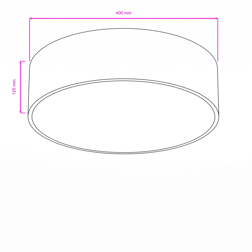 BRILAGI - Vannasistabas griestu lampa POOL 3xE27/15W/230V Ø 40 cm IP54 balta