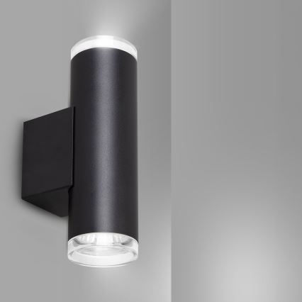 Brilagi - Vannas istabas sienas punktveida gaismeklis SELE AQUA 2xGU10/30W/230V IP44 melns