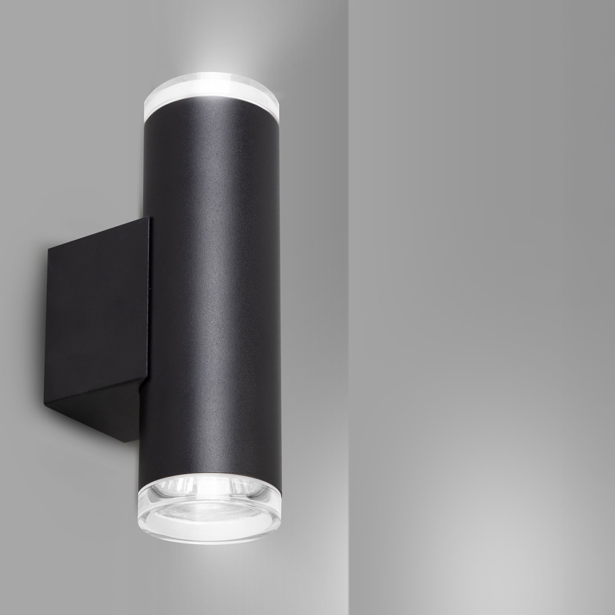 Brilagi - Vannas istabas sienas punktveida gaismeklis SELE AQUA 2xGU10/30W/230V IP44 melns