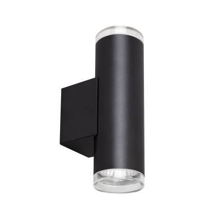 Brilagi - Vannas istabas sienas punktveida gaismeklis SELE AQUA 2xGU10/30W/230V IP44 melns