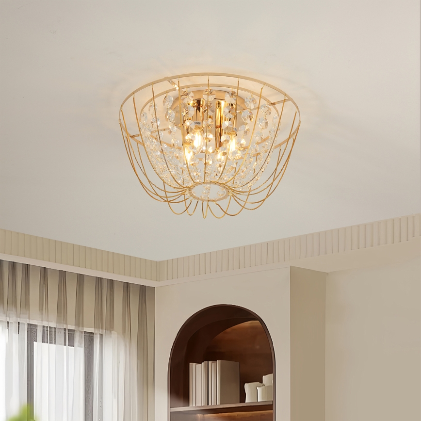 Brilagi - VASTERAS pieglaistā griestu lustra 4xE14/40W/230V Ø 45 cm