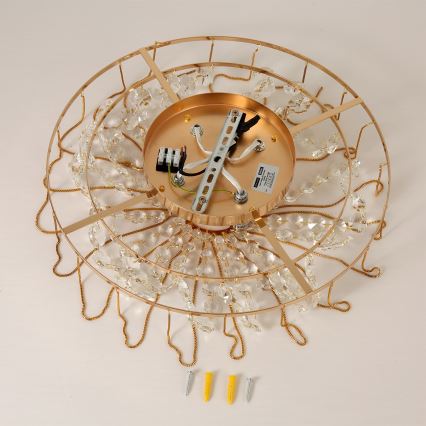 Brilagi - VASTERAS pieglaistā griestu lustra 4xE14/40W/230V Ø 45 cm