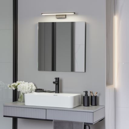 Brilagi - LED vannas istabas spoguļa apgaismojums 3 vienā VESTRA LED/8W/230V 40 cm IP44 melns